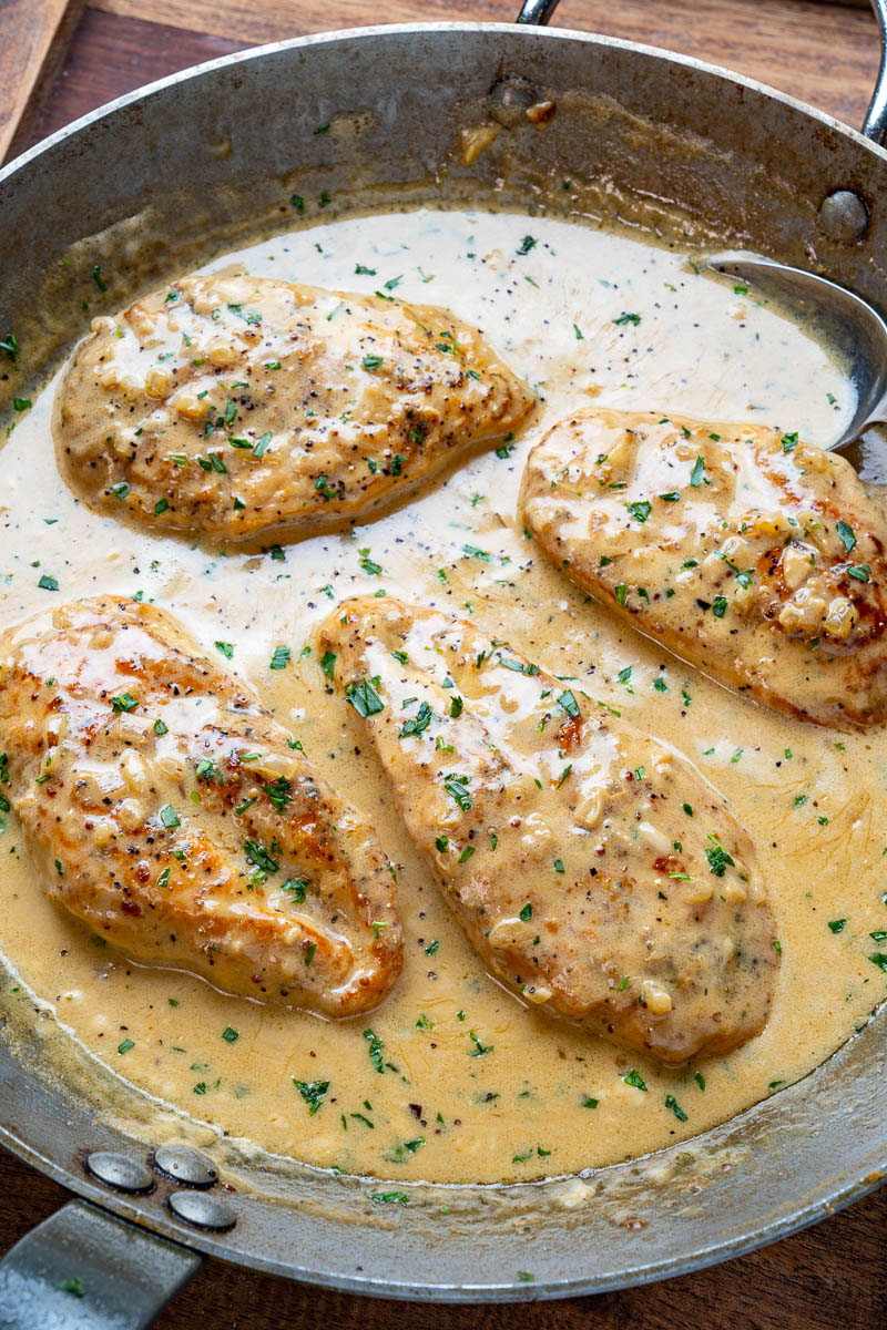 Creamy Chicken with Dijon Mustard