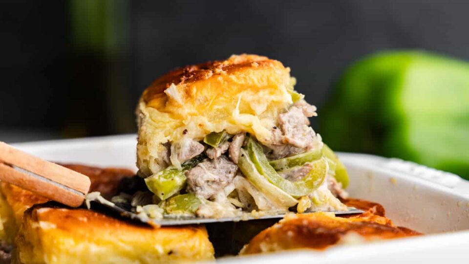 Cheesesteak Sliders