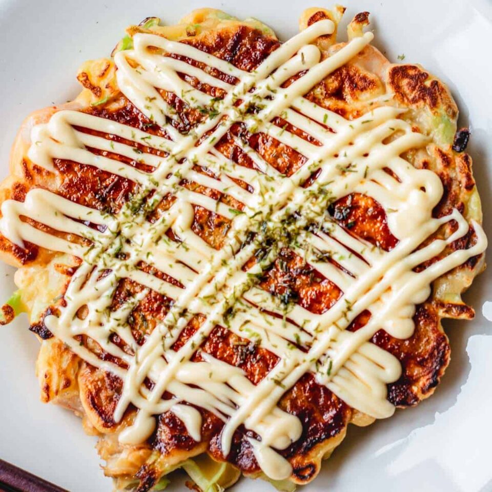 Cabbage pancake.
