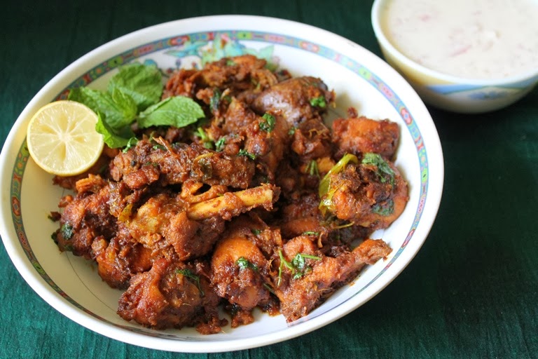Onion Chicken Fry Recipe