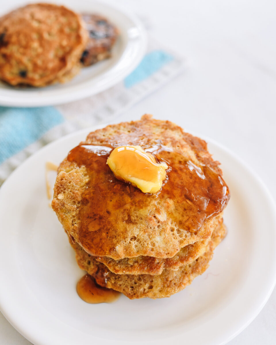 Banana Oat Pancakes recipe