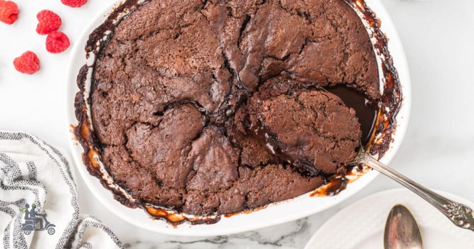 Amaretto Chocolate Pudding Cake